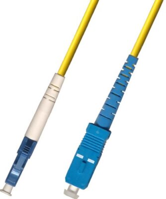 RiteAV 42M (137.76ft) OS2 LC to SC Fiber Optic Cable Simplex Singlemode