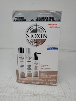 NIOXIN by Nioxin SET-3 PIECE FULL KIT SYSTEM 3 WITH CLEANSER SHAMPOO 5 OZ & SCAL