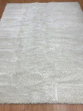 8' x 10' Safavieh Ivory California Shag Rug - Good Condition - Made in USA