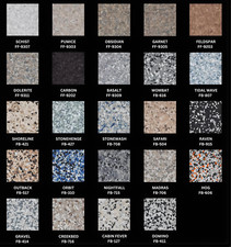 FLAKE 1/4" BLEND FOR EPOXY RESIN FLOOR, GARAGE, SHOP, WAREHOUSE, BASEMENT  MORE