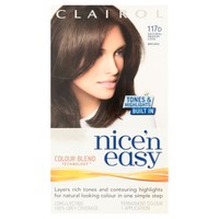 3 X Clairol Nice'n Easy Permanent Hair Colour Natural Medium Cool Brown 117d 3 X Clairol Nice'n Easy Permanent Hair Colour Natural Medium Cool Brown 117d