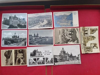 10 Old and VTG REAL PHOTOS GERMANY Postcards Lot Post Cards Vintage Antique