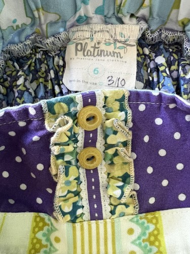 Matilda Jane Platinum Grape Soda Purple Floral Ellie Top Size 6 # 3/10 EUC - Picture 4 of 4