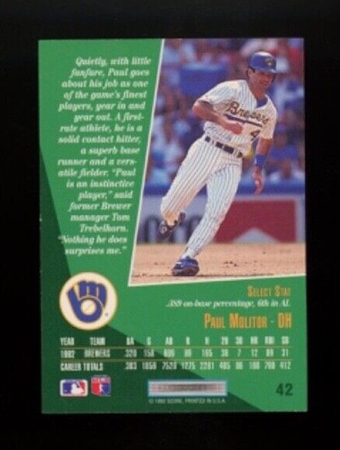 1993 Score Select Baseball, # 1 to # 200, U-PICK, finish your set, NM/M, RB6 - Picture 68 of 346
