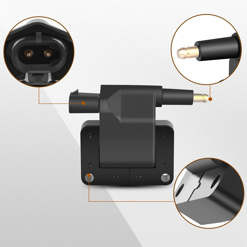 Ignition Coil Fits Jeep TJ 1997 Cherokee Wrangler 2.5L 4.0L 1991-1997 Comanche - Image 3 of 4
