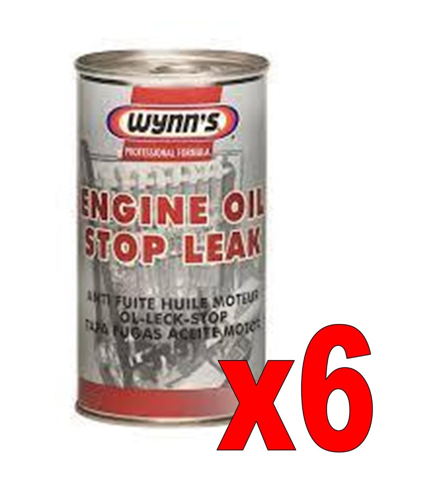 N. 6 flaconi WYNN'S  ENGINE OIL STOP LEAK 325 ML.