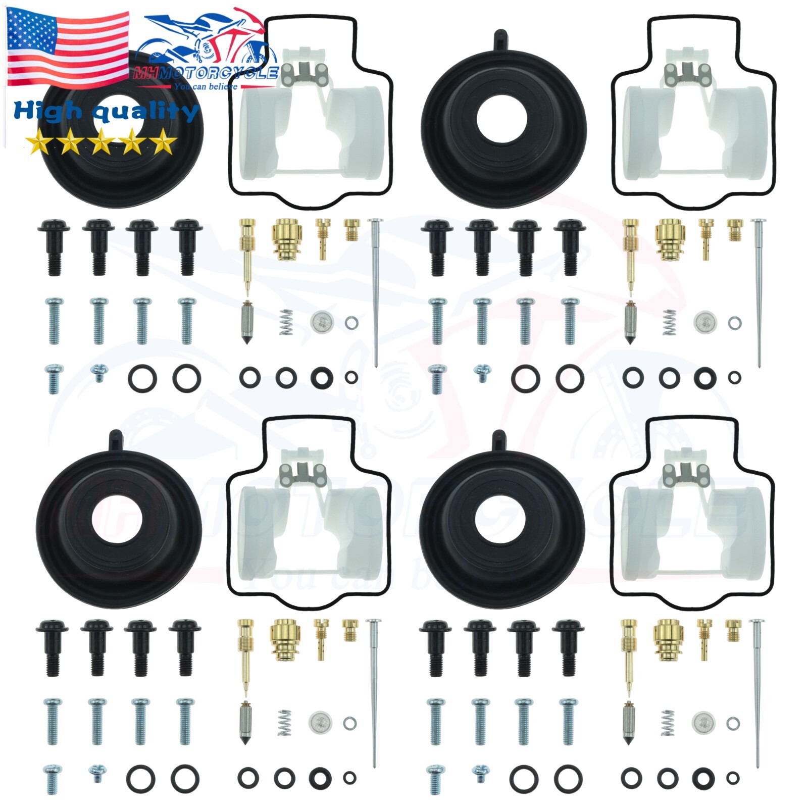 CARBURETOR GASKETS REBUILD KIT Fits For KAWASAKI ZX1100 NINJA ZX11 ZX
