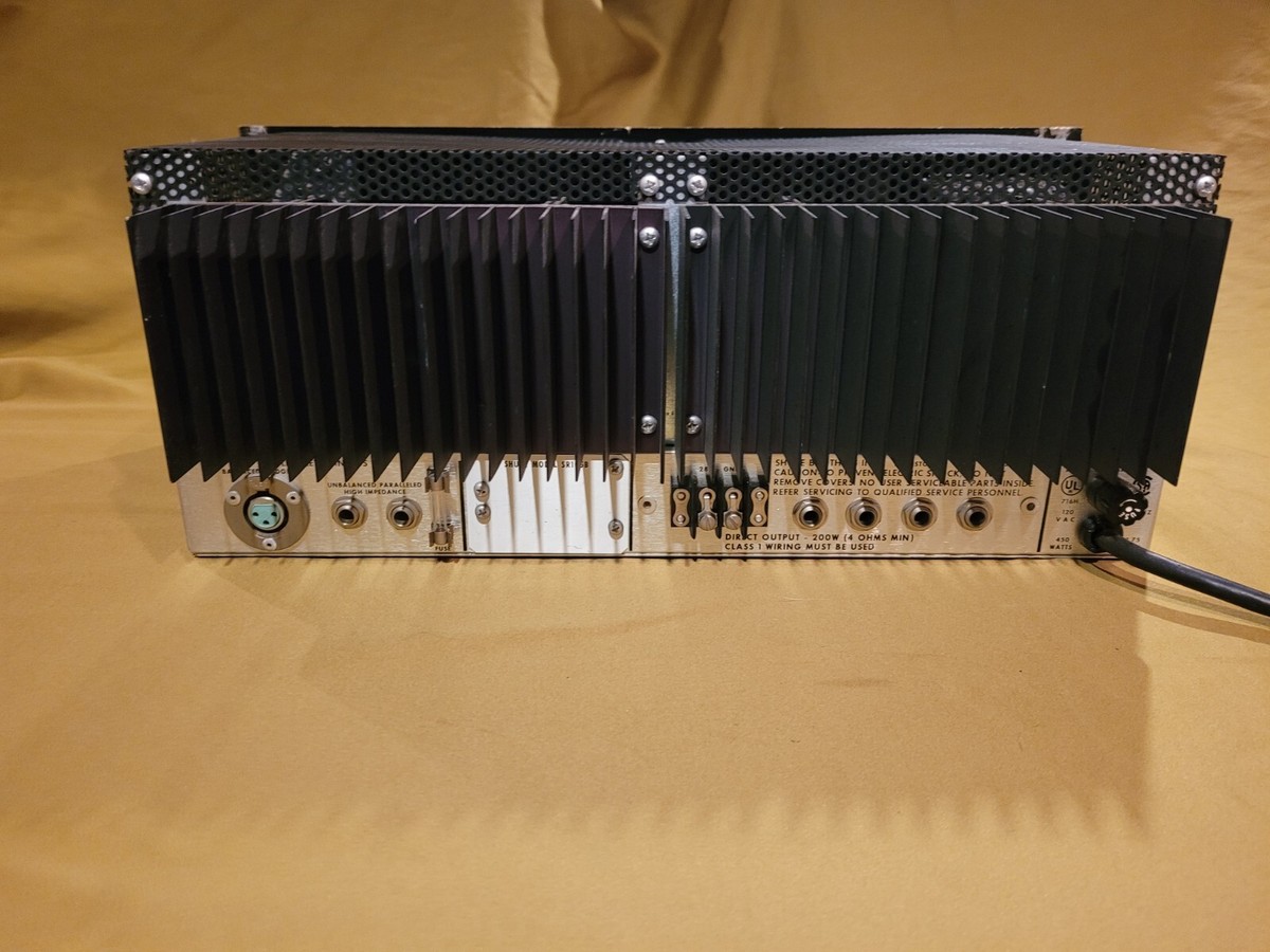 Shure SR105 Series Solid State Mono Power Amplifier Tested Nice