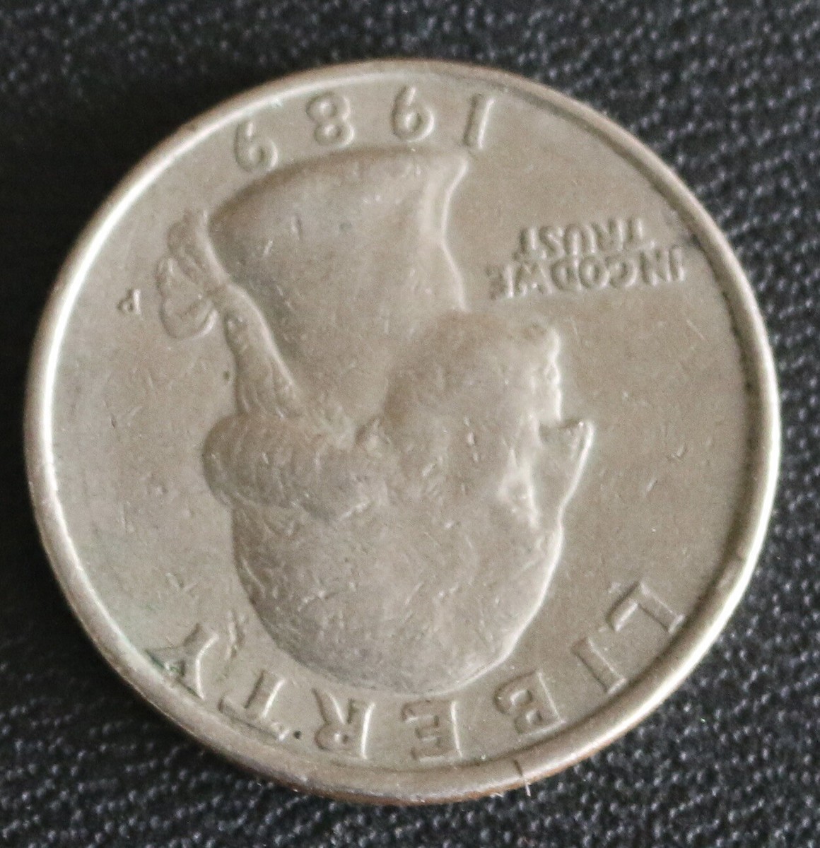 Rare 1989–P￼ Washington Quarter - 180 Degree Rotated Die Error