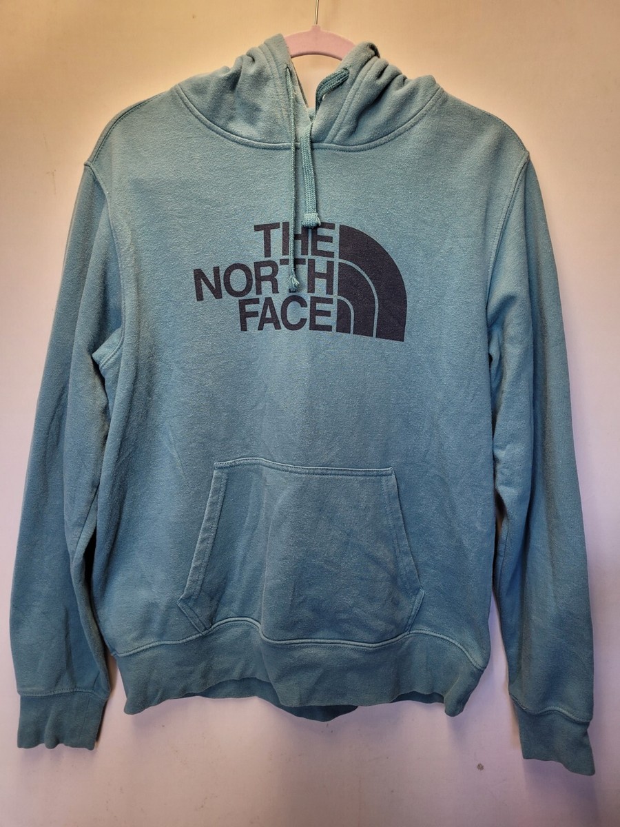 ★THE NORTH FACE★COTTON BASIC HOODIE The North Face Mens Small Blue Pullover Sweater Hoodie