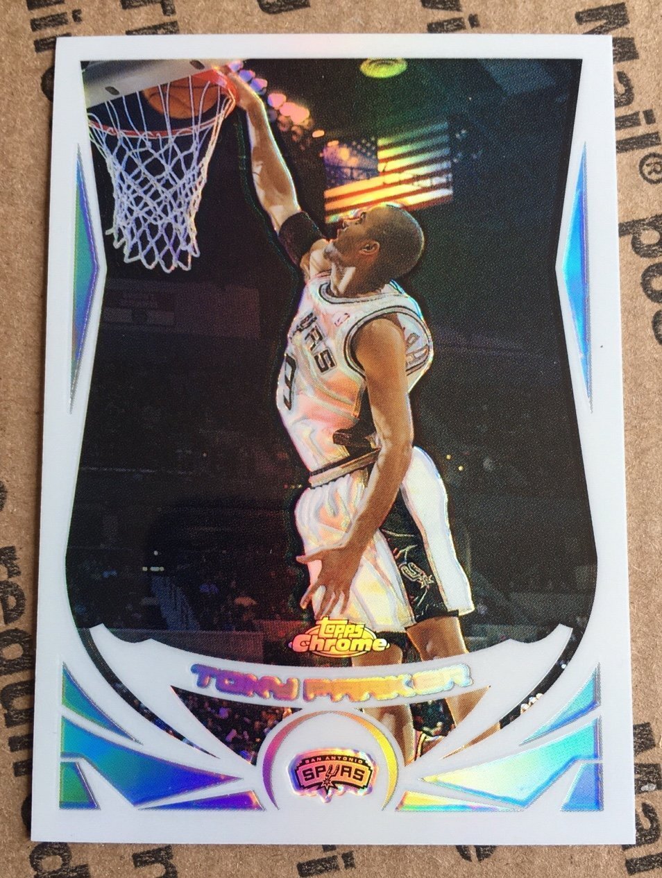 Tony Parker 2004-05 Topps Chrome Refractor #105 NBA San Antonio Spurs HOF