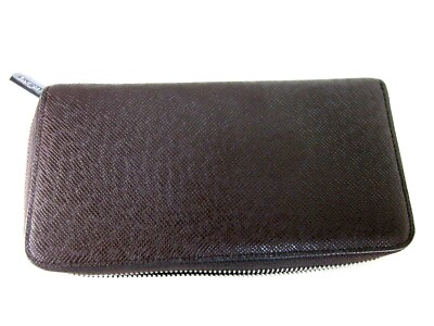 BAELLERRY MENS WALLET LEATHER PORTABLE CASH COIN ZIPPER WALLET BROWN NEW W/ TAG