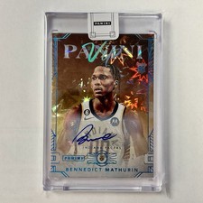 2023 Panini VIP The National Bennedict Mathurin RC Rookie #BM Diamond Auto 2/2