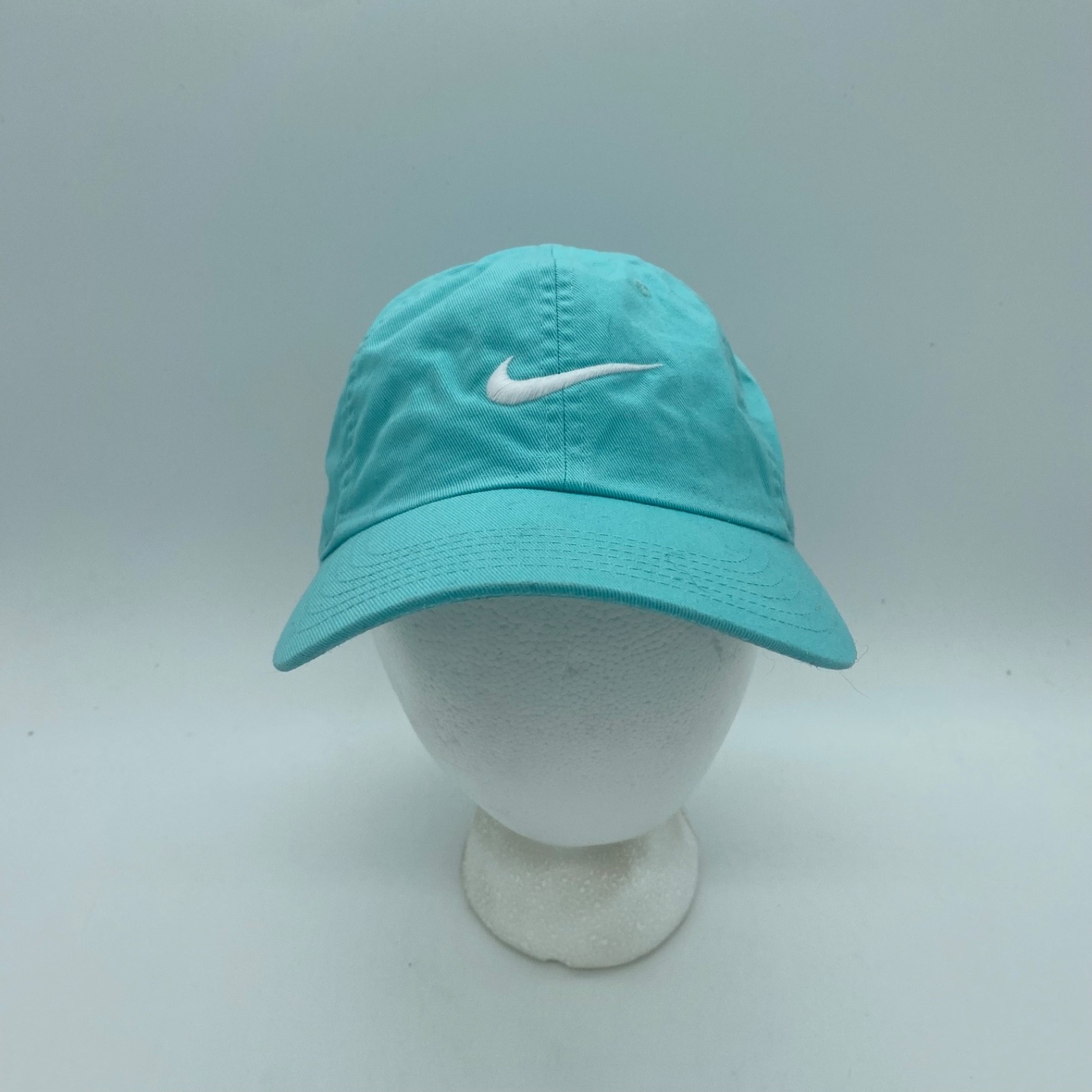 Nike Strapback Hat Cap Lightweight Solid Light Bl… - image 1