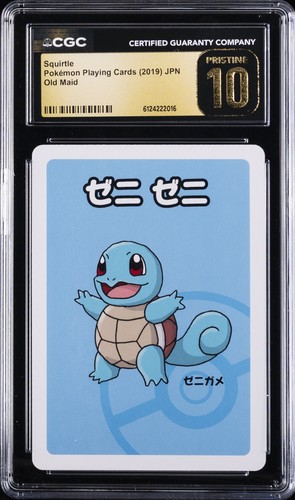 2019 POKEMON PLAYING CARDS JAPANESE OLD MAID SQUIRTLE CGC 10 PRISTINE