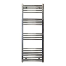 Towelrads Towel Rail Radiator Chrome Flat Tubular Warmer 1200 x 600mm 1358BTU