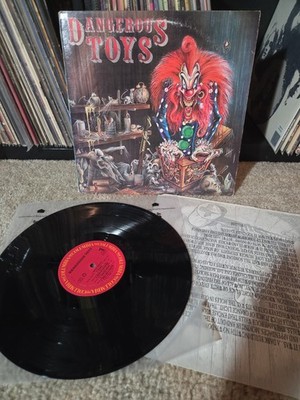 Dangerous Toys Self Titled Lp Vinyl 1989 1st PROMO Press W/Insert VG/VG