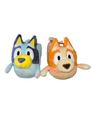 Ground Up Bluey  & Bingo Toddler Kids 3D Characters Slippers Size 11/12 NEW