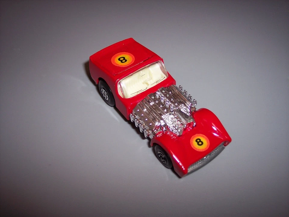"MATCHBOX" *SUPERRÁPIDO* SF-19 ROAD DRAGSTER **ROJO** COMO NUEVO EN CAJA Foto 3 de 4