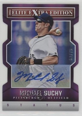 2014 Panini Elite Extra Edition 62/75 Michael Suchy #75 Auto 0b2