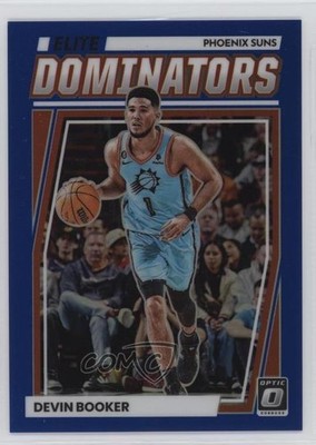 2022 Panini Donruss Optic Elite Dominators Blue Prizm 8/49 Devin Booker #1 10j9
