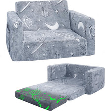Toddler Sofa Couch Chair Foldable Lounge Bed Choose Your Color Size