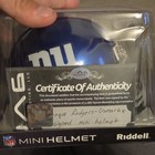 Riddell New York Giants Mini Helmet Signed Rodgers-Cromartie JAG COA — photo 3