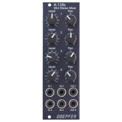 Doepfer A-138SV Mini Stereo Mixer Vintage Edition - Mixer Modular Synthesizer