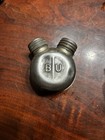RARE 2 SPOUT MILITARY OIL- CLEANER FLASK — photo 1