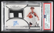 2022 Panini Flawless Collegiate 15/25 Dyson Daniels PSA 9 MINT Patch Auto 0gq0