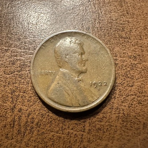 1922-D Lincoln Cent Wheat Penny BN Key Date
