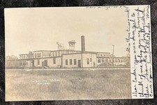 BOOT SHOP RR SIDE MILLIS MASSACHUSETTS RPPC PHOTO POSTCARD