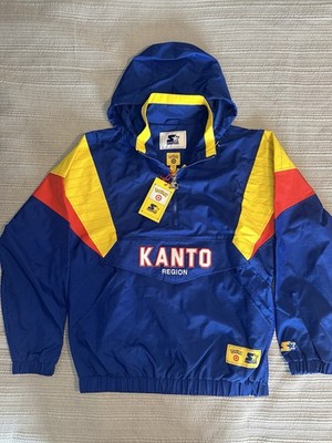 Pokemon x Target Starter Pullover Jacket Blue Kanto Region Size S