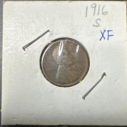 1916-S  Lincoln Wheat Cent   XF