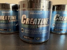 Creatine Monohydrate Gummies for Men & Women. 120 Ct. Vidabotan. New & Sealed.