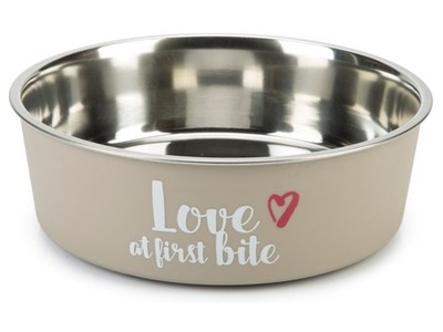 Beeztees Edelstahl Hundenapf First Bite 23cm / 2000 ml   Hochwertiger Futternapf