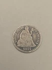 1875 Seated Liberty Silver Dime 10c