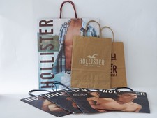 7x Hollister Papiertasche Tragetasche Papiert&uuml;te paper bag