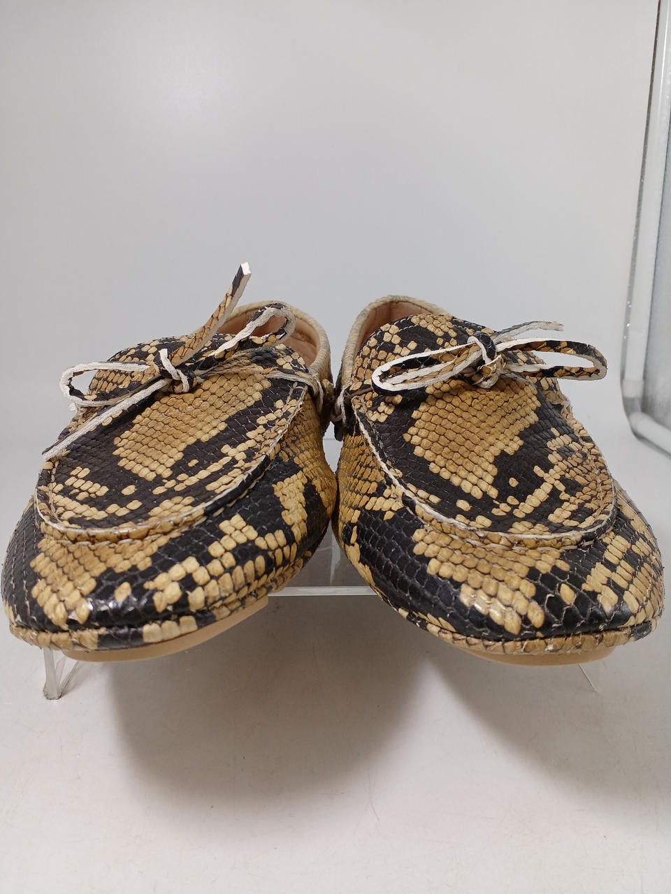 Bally Python Pattern Beg 25.5Cm Driving Shoes FQP… - image 7