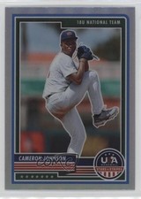 2023 Panini USA Baseball Stars & Stripes Silver Prizm Cameron Johnson #53 0c6