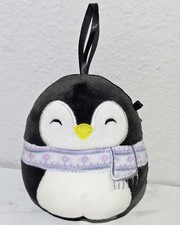 Squishmallows Luna The Penguin Ornament Plush 4" Excellent Condition