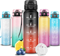 Trinkflasche 1L, Wasserflasche Sport, Trinkflasche KohlensäUre Geeignet, Wasserf