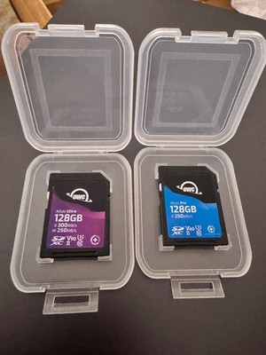 OWC / Other World Computing Atlas Ultra 128GB SDXC UHS-II V90 & V60, 256GB total