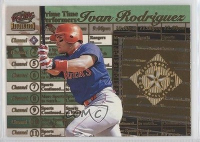 1998 Pacific Revolution Prime Time Performers Ivan Rodriguez #11 HOF m1k