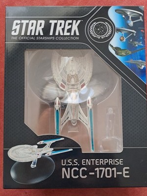 Star Trek Eaglemoss USS Enterprise NCC-1701-E ship+box=mint-spotless/Story below