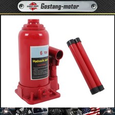 6 Ton Hydraulic Bottle Jack For Car Lift Repair Tools 12000 Lbs Portable