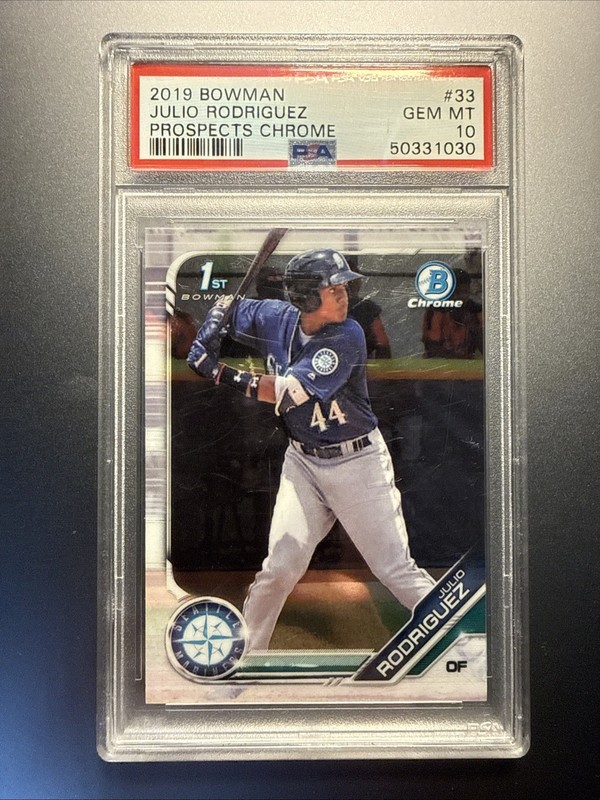 2019 Bowman Chrome Julio Rodriguez Psa 10