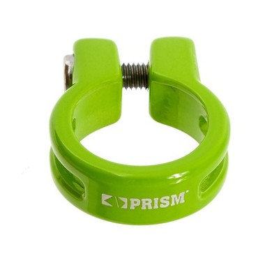BMX Sattelklemme grün KHE PRISM 7005 Aluminium 28,6mm Laserlogo nur 24g