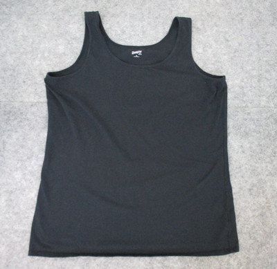 Duluth Trading Co. Womens Size XL Casual Black Tank Top