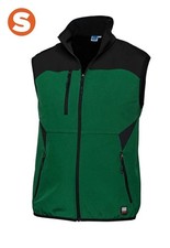Gilet da lavoro Nilo siggi verde 94% poliestere 6% elastan - 300 gr/mq